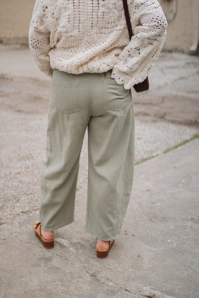 Sadie Vintage Washed Barrel Jeans