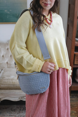 Westlyn Suede Woven Bum Bag