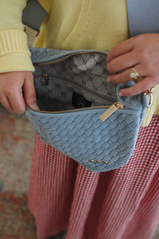 Westlyn Suede Woven Bum Bag