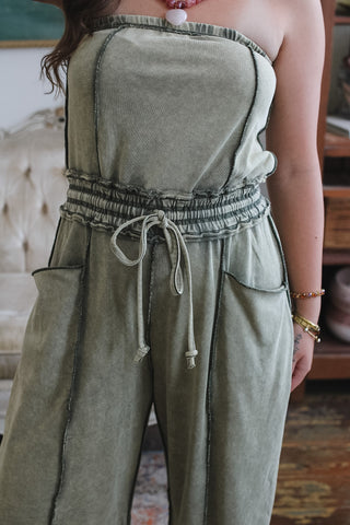 Camden Knit Barrel Jumpsuit