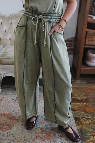 Camden Knit Barrel Jumpsuit