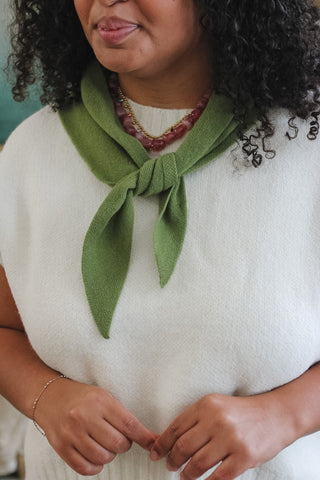 Maya Wool Triangle Scarf 43"