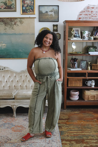 Camden Knit Barrel Jumpsuit