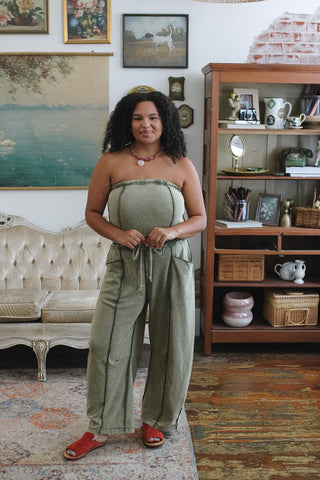 Camden Knit Barrel Jumpsuit