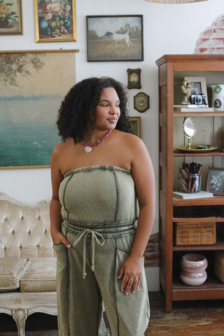 Camden Knit Barrel Jumpsuit