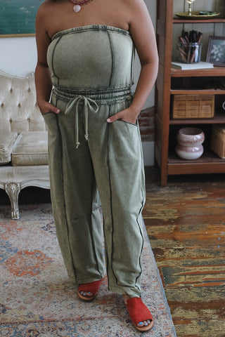 Camden Knit Barrel Jumpsuit