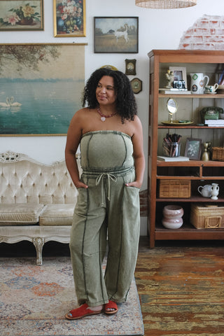Camden Knit Barrel Jumpsuit