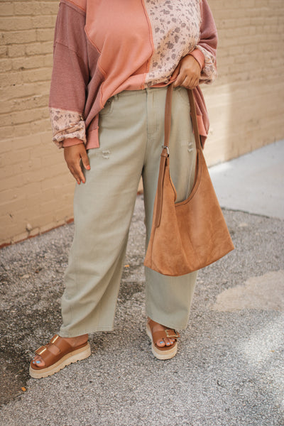 Sadie Vintage Washed Barrel Jeans