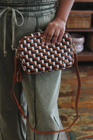 Willow Woven Crossbody Bag