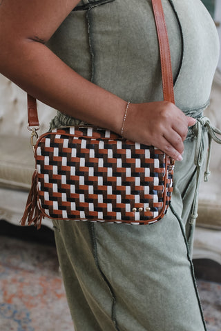 Willow Woven Crossbody Bag