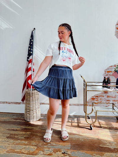 When In Doubt Tiered Skirt