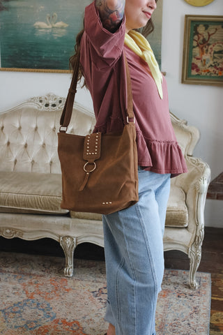 Rosemary Suede Bucket Bag