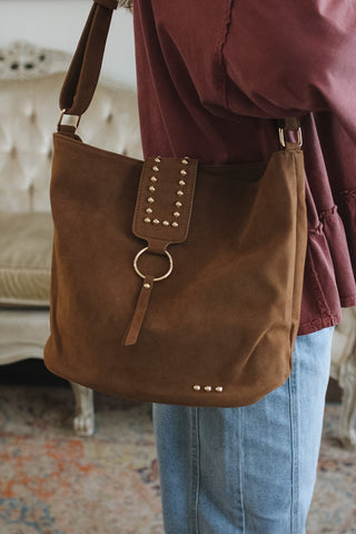Rosemary Suede Bucket Bag