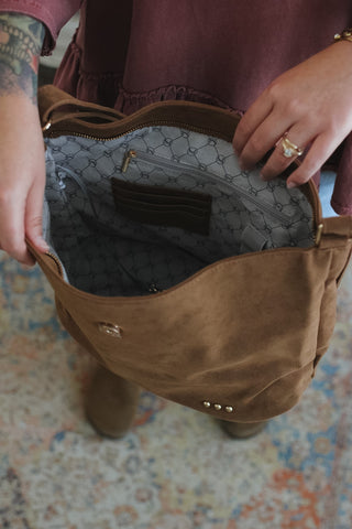 Rosemary Suede Bucket Bag