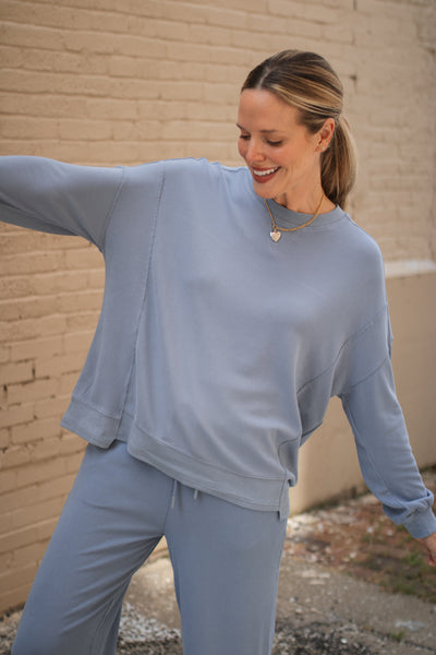 Lillian Ribbed Knit Pants Set