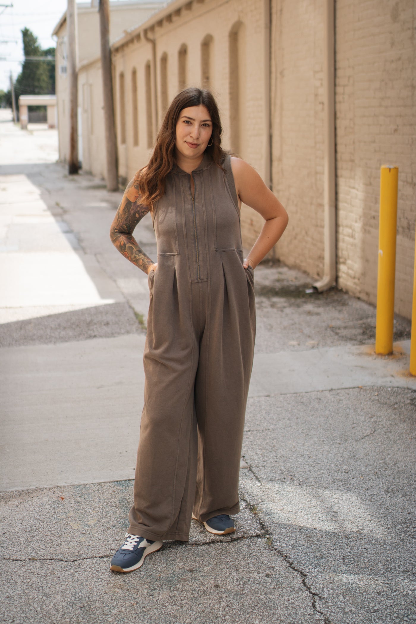 Haley Mineral Washed Jumpsuit