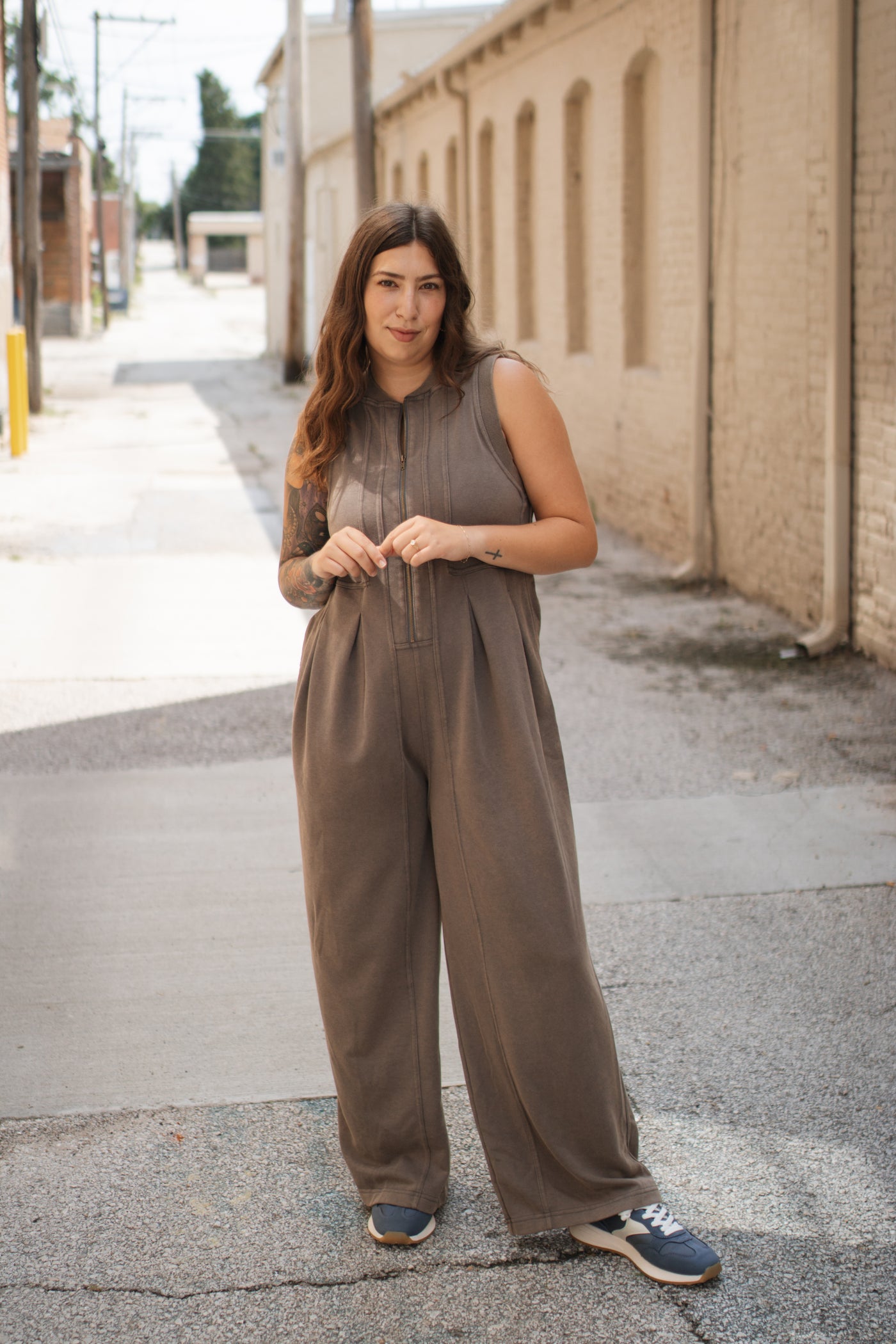 Haley Mineral Washed Jumpsuit