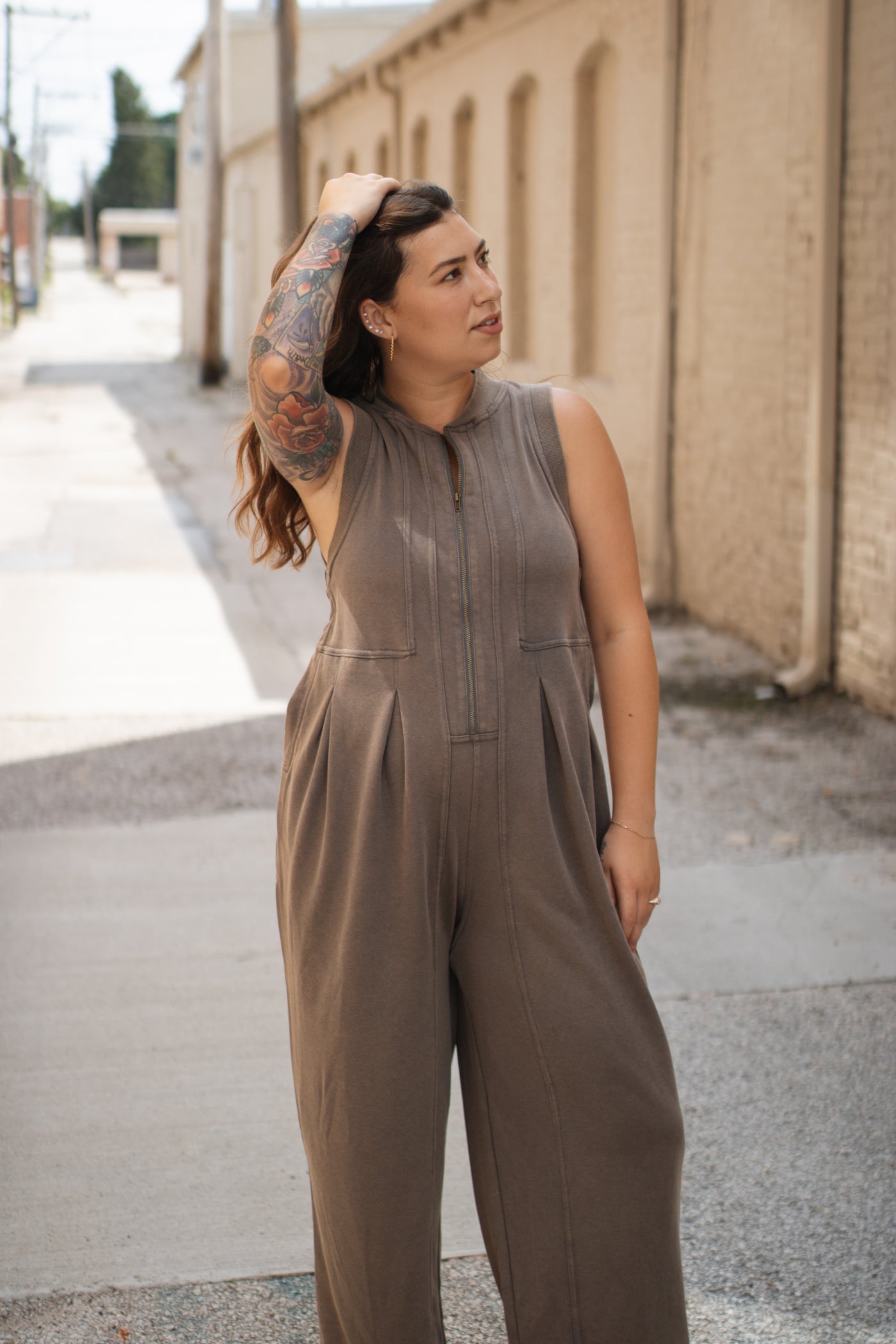 Haley Mineral Washed Jumpsuit