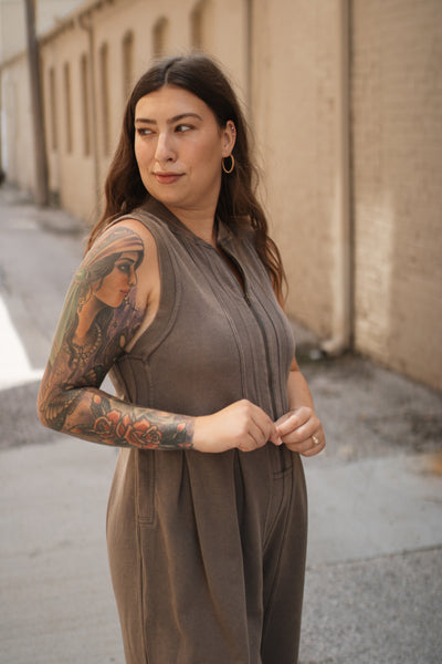 Haley Mineral Washed Jumpsuit