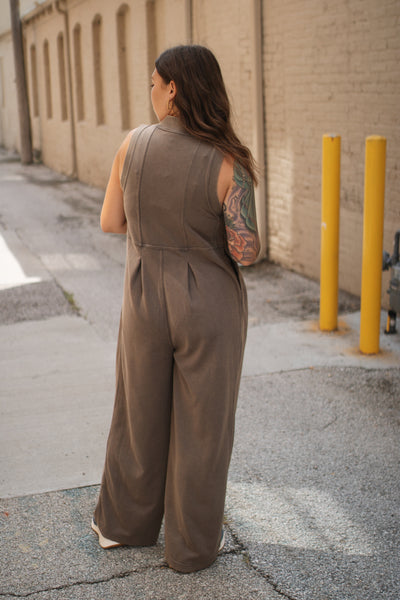 Haley Mineral Washed Jumpsuit