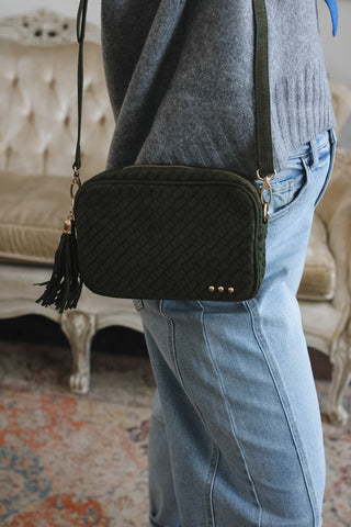 Willow Woven Crossbody Bag