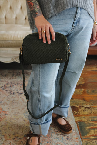 Willow Woven Crossbody Bag