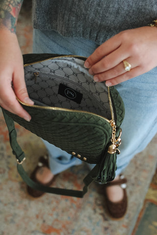 Willow Woven Crossbody Bag