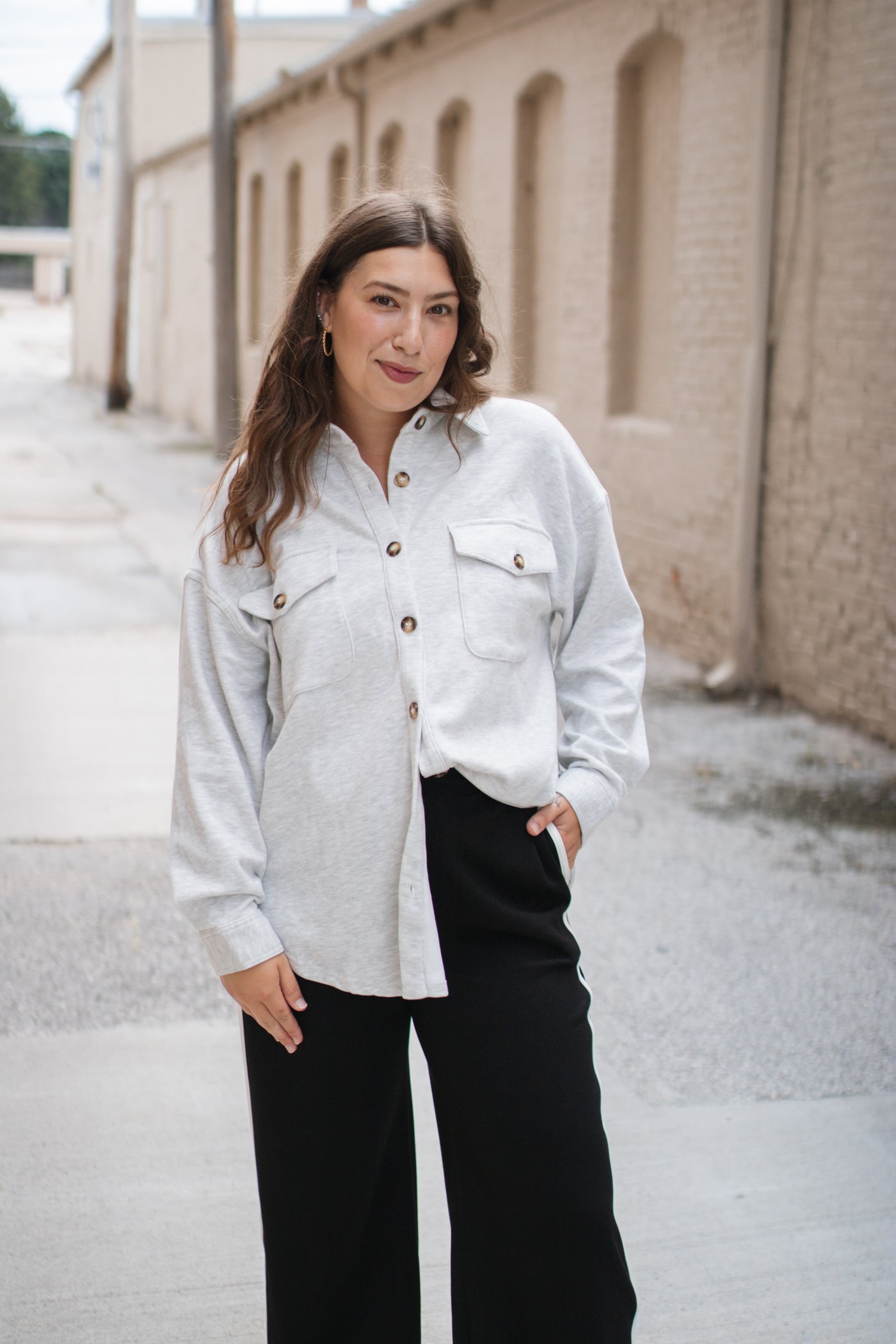 Rae Button Down Shacket