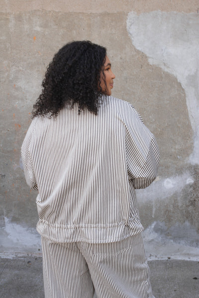 Hattie Striped Barn Jacket