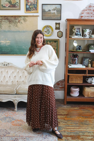 Marlow Relaxed Knit Pullover Sweater