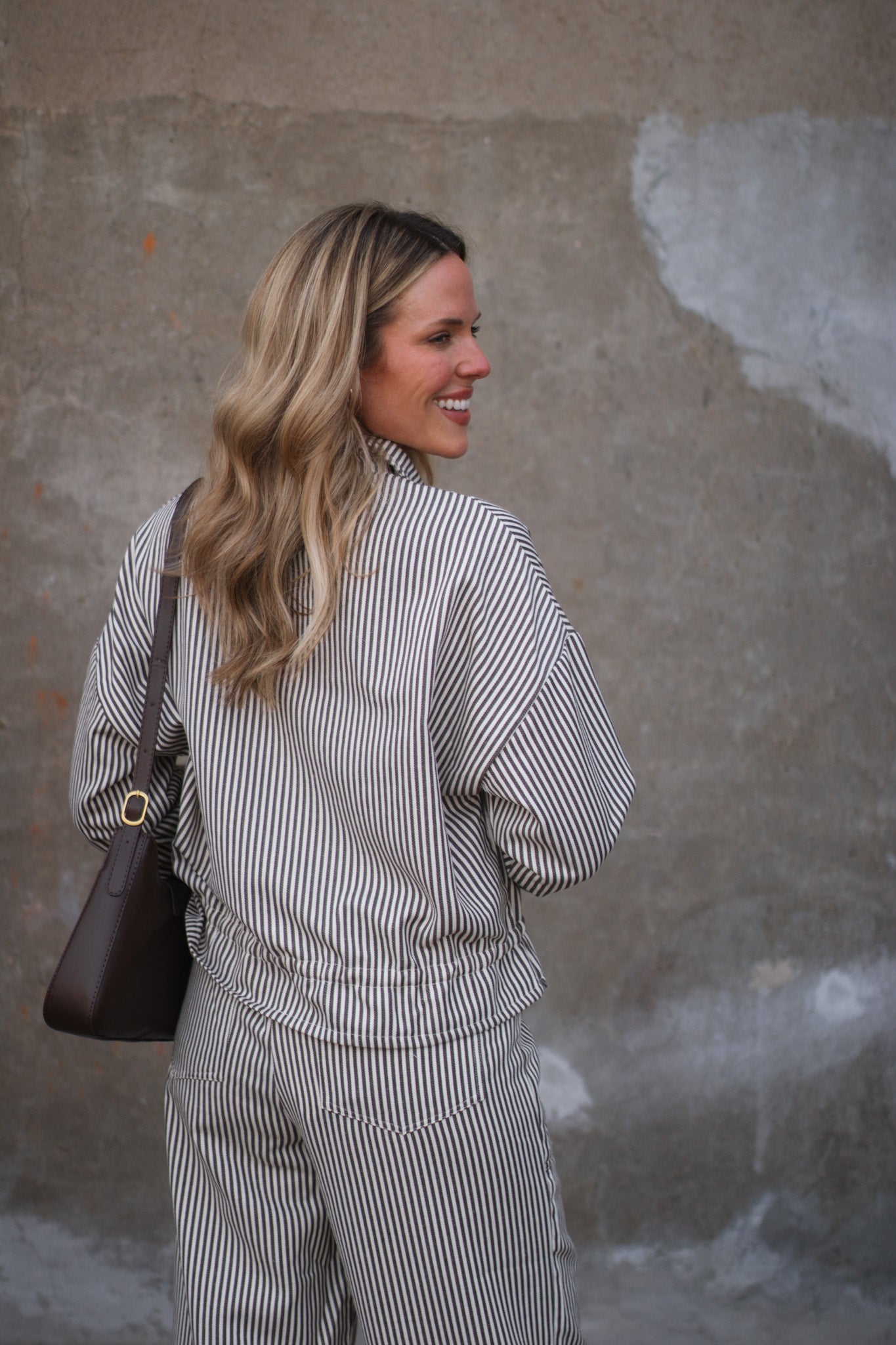 Hattie Striped Barn Jacket
