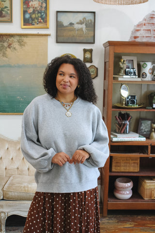 Marlow Relaxed Knit Pullover Sweater
