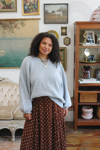 Marlow Relaxed Knit Pullover Sweater