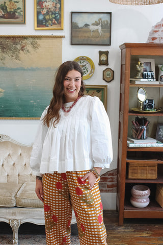 Eliza Pleated Blouse
