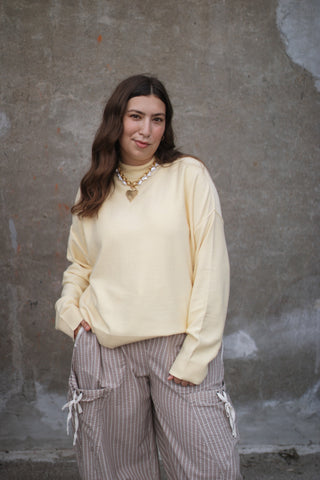 Nellie Rolled Hem Sweater