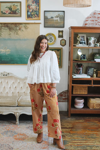 Eliza Pleated Blouse