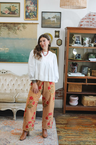 Eliza Pleated Blouse