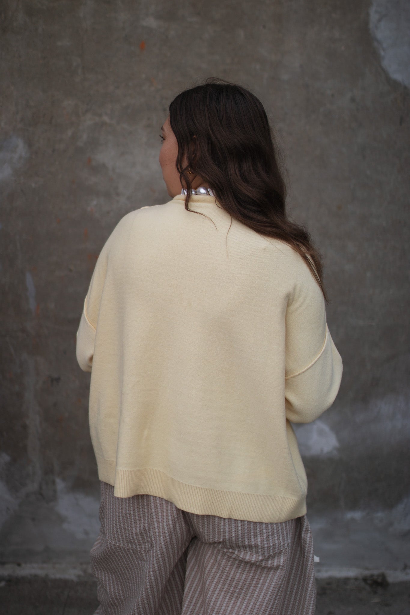 Nellie Rolled Hem Sweater