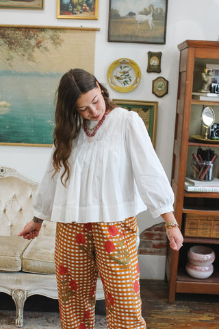 Eliza Pleated Blouse