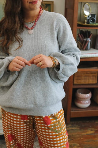 Marlow Relaxed Knit Pullover Sweater