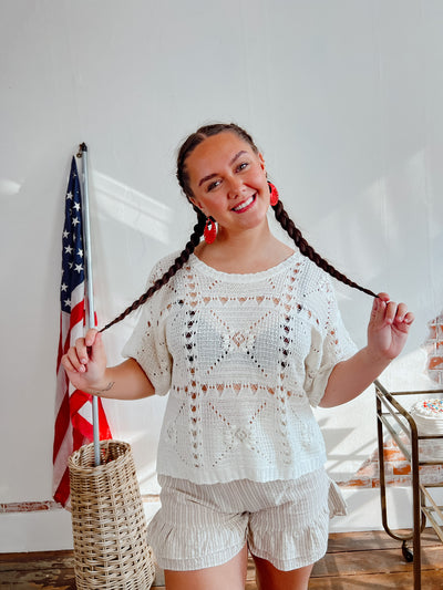 Lead The Way Crochet Top