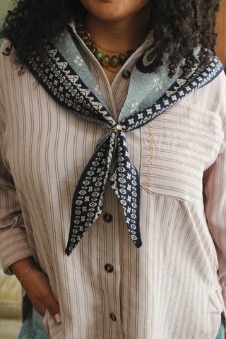 Piper Knit Bandanna Scarf