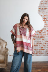 Kate Floral Patchwork Top