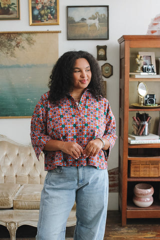 Raegan Patterned Pullover