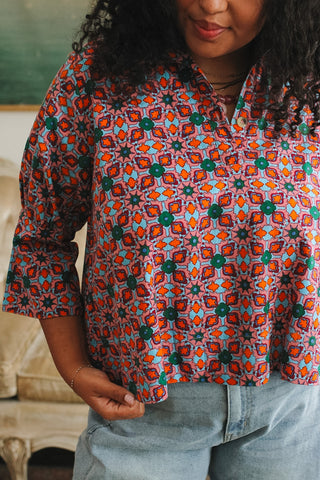 Raegan Patterned Pullover