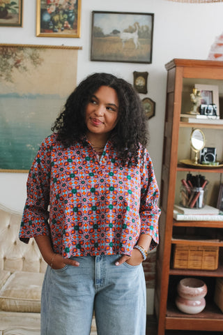 Raegan Patterned Pullover