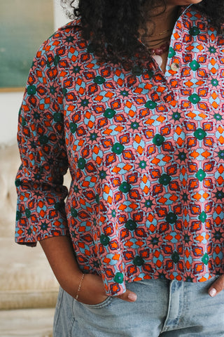 Raegan Patterned Pullover