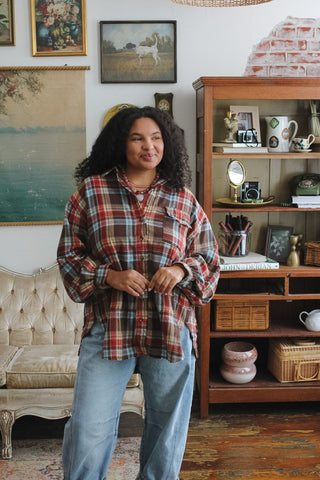 Sawyer Vintage Washed Oversized Flannel
