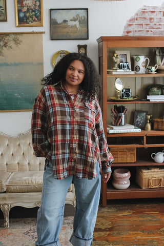 Sawyer Vintage Washed Oversized Flannel