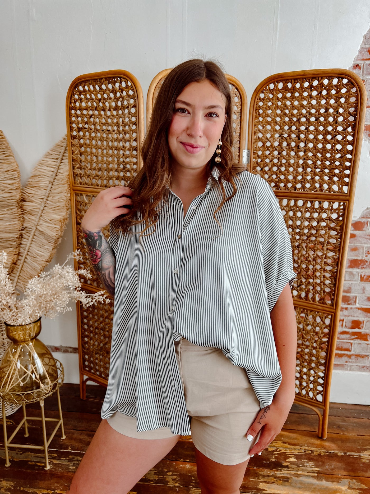 Truly Twill Pleat Shorts
